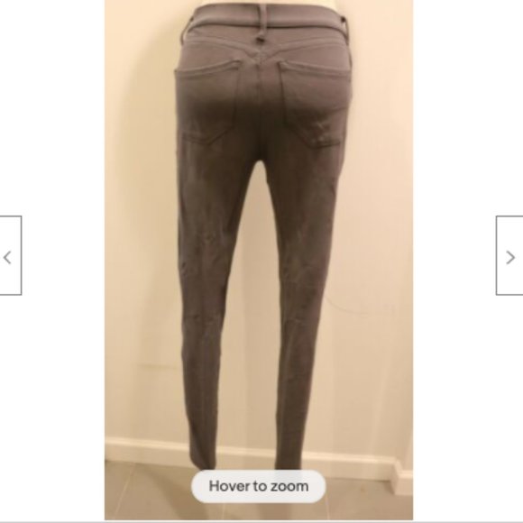 M GRAY Yummie by Heather Thomson Tyler Skinny Leg Pants Medium Jegging Leggings - Picture 7 of 12